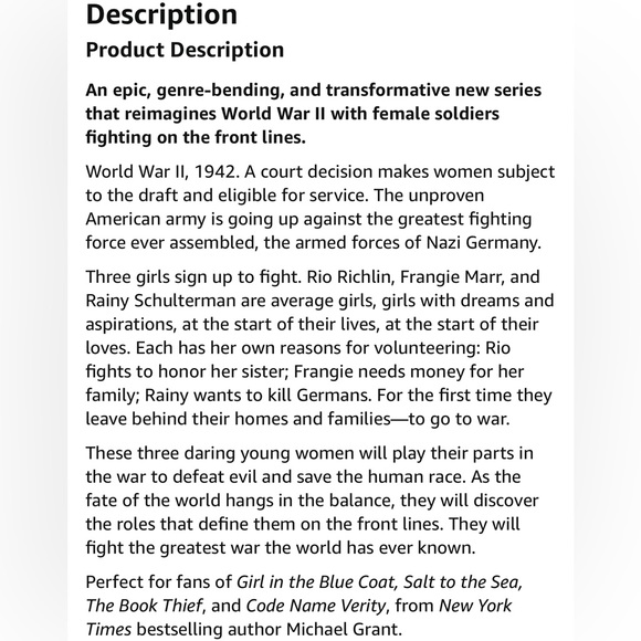 Front Lines by Michael Grant Paperback Book, Advance Reader’s Ed - FINAL PRICE - Picture 3 of 10